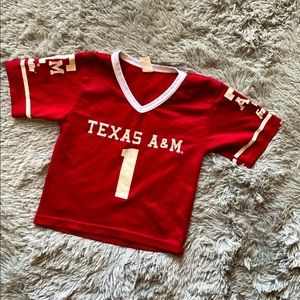 Texas A&M #1 youth jersey by Franklin